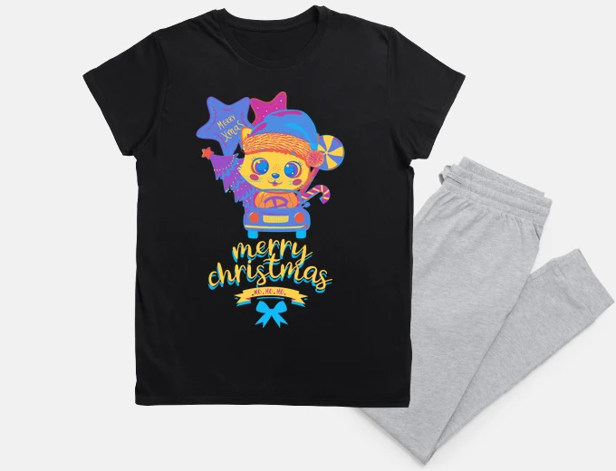 Pigiama OFERTAS EN CAMISETAS MERRY CHRISTMAS  C