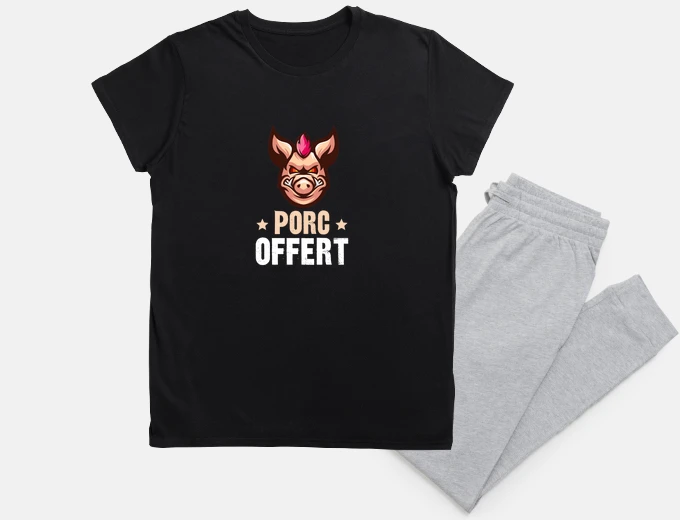 Pyjama offered pork