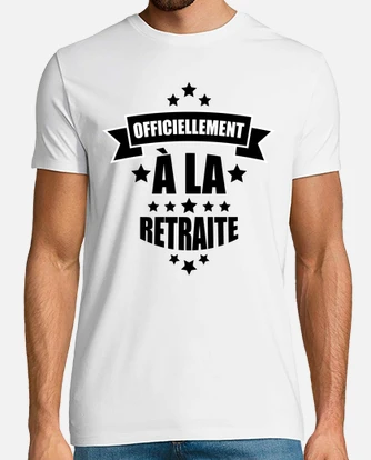 Tee shirt homme discount retraite