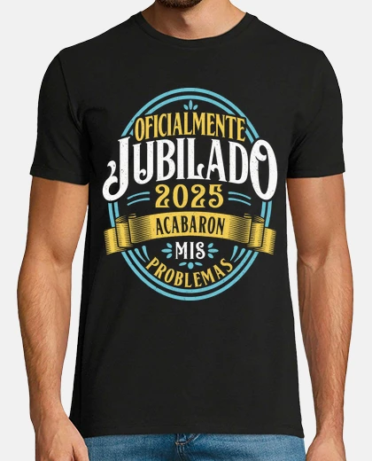 Tee-shirt officiellement retraité retraite 2025
