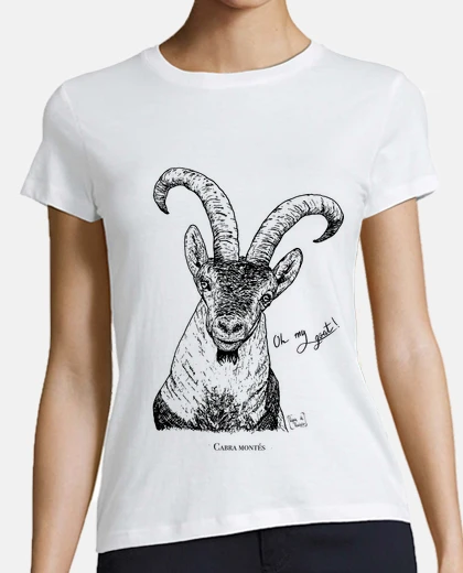T-shirt oh mia capra, capra di montagna