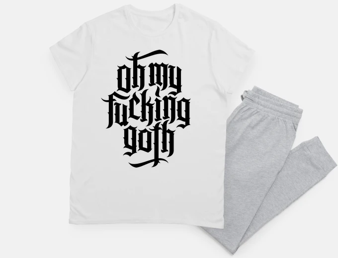 Pyjama oh my fucking goth - omfg no1 (black)