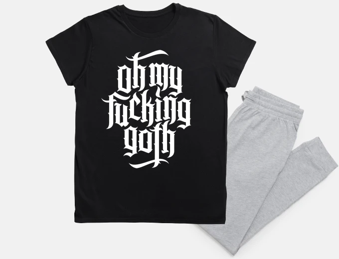 Pyjama oh my fucking goth - omfg no1 (white)