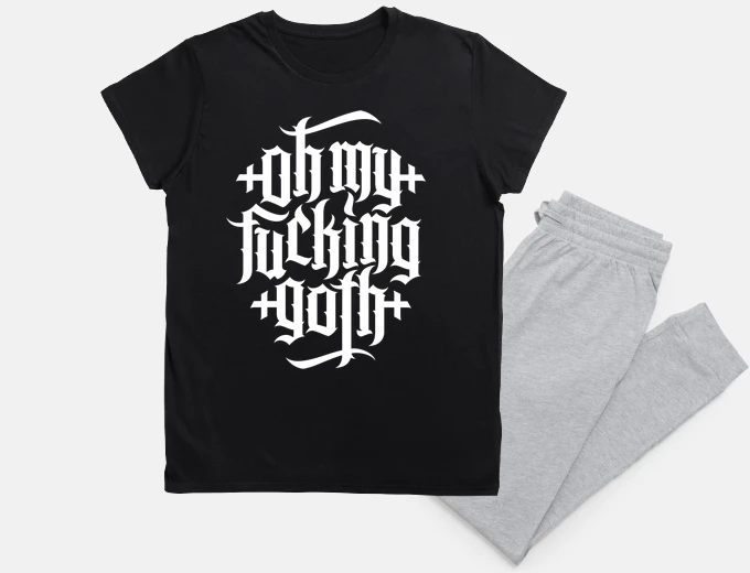 Pyjama oh my fucking goth - omfg no2 (white)
