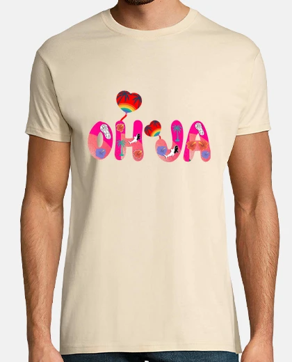 Tee-shirt oh oui la typographie