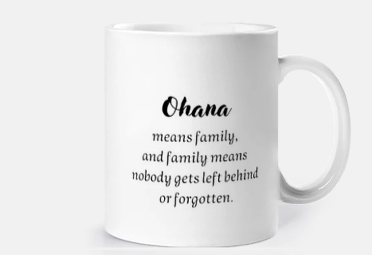 Mug ohana - lilo et stitch