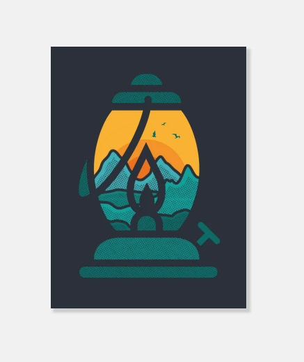 Wall oil lamp