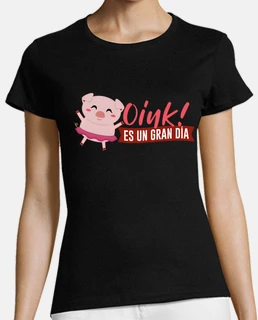 oink è un grande giorno - t-shirt