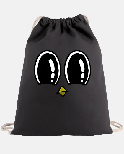 Sac oiseau aux grands yeux