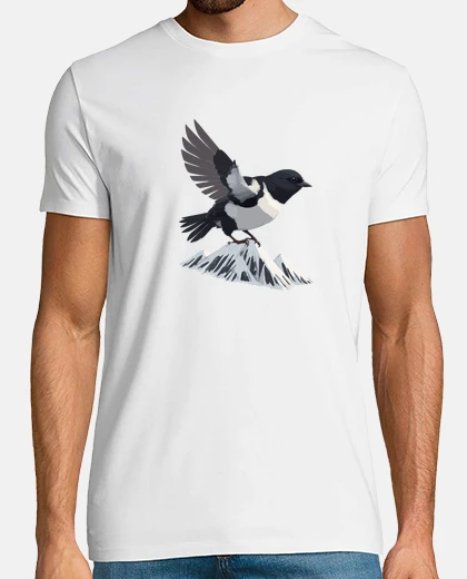 Tee-shirt oiseau boucher