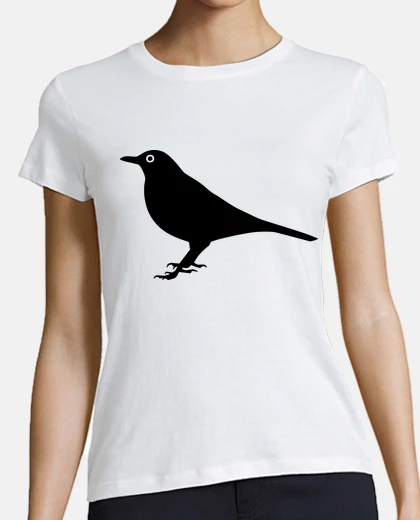 Tee-shirt oiseau merle