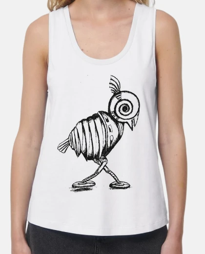 Tee-shirt oiseau robotique planétaire