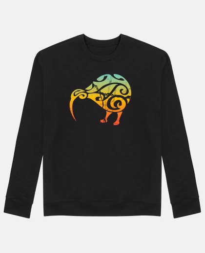 Sweat oiseau soleil maori kiwi