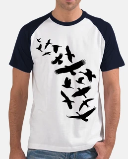 oiseaux volant - noir