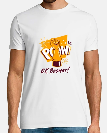 Tee-shirt ok boomer pow