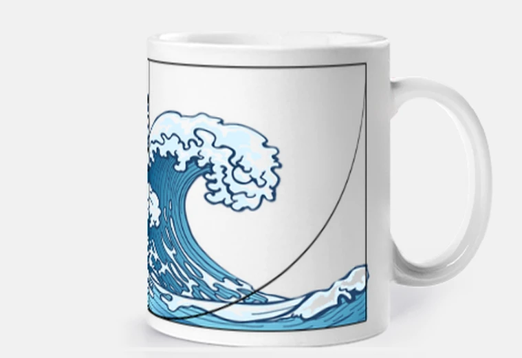 Taza Ola espiral