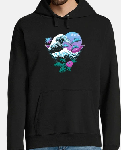 Sudadera olas de delfines