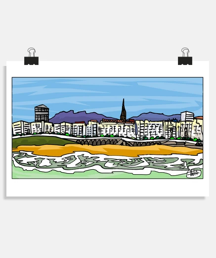 Póster OLAS EN DONOSTIA