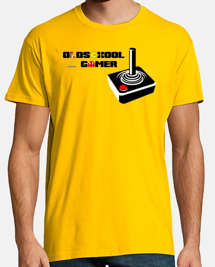 Tee-shirt Old School Gamer - Joystick Atari