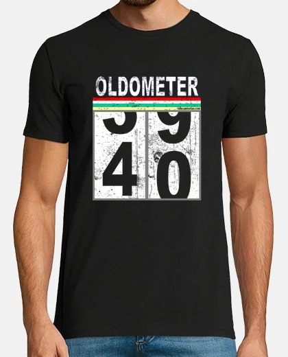 Camiseta Oldometer 40 años Cumpleaños