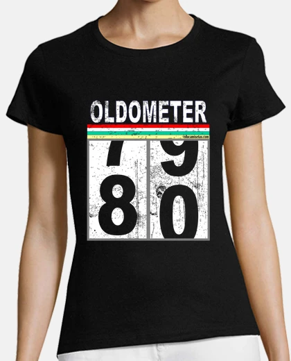 Camiseta Oldometer 80 años Cumpleaños