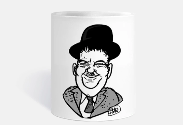 Cup oliver hardy