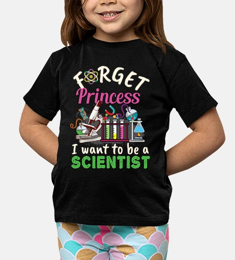 Ropa olvida la princesa chica de ciencia