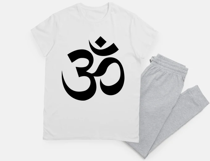 Pigiama om aum yoga buddismo tempio sonno notturno