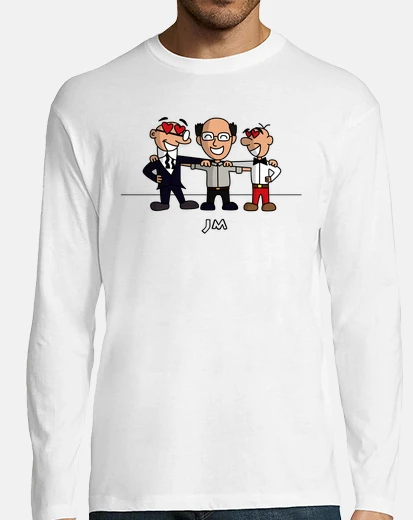T-shirt omaggio a francisco ibañez con mortadelo e filemón