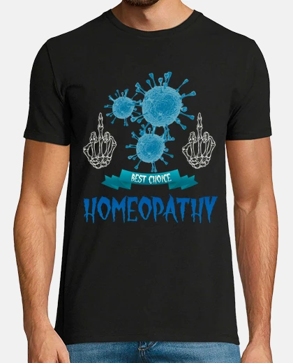 T-shirt omeopatia coronavirus.