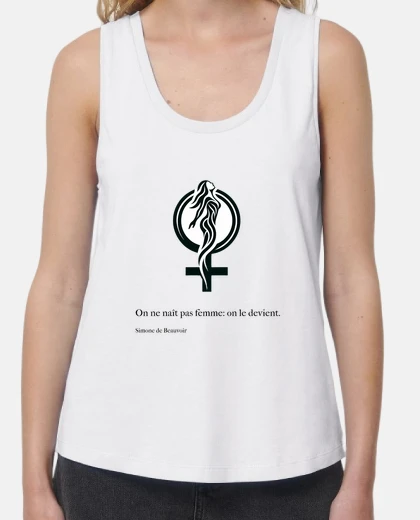 Tee-shirt on ne nait pas femme on le devient