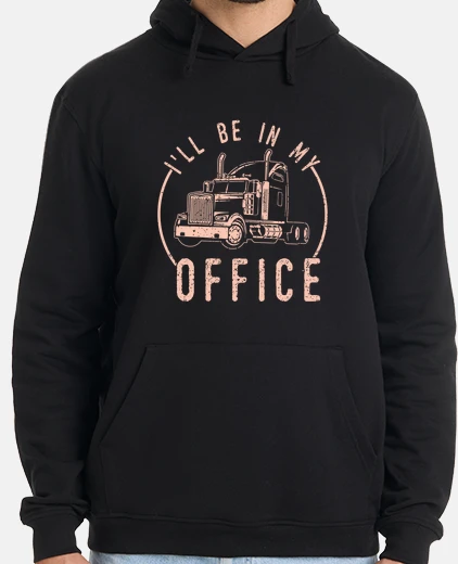 Sudadera on road office tee  truck driver