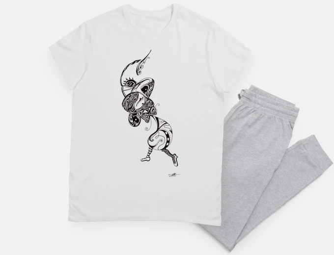 Pyjama on the way to the moon