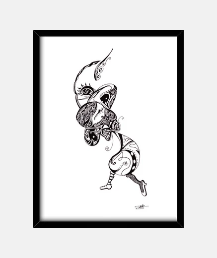 Framed on the way to the moon. frame
