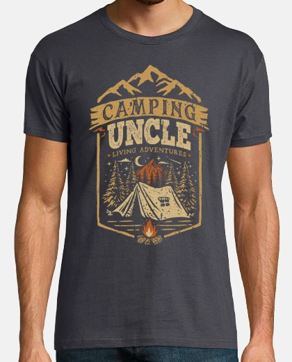 Tee-shirt oncle de camping