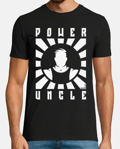 Tee-shirt oncle puissant - rayons - blanc