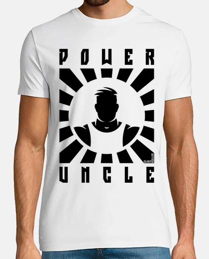 Tee-shirt oncle puissant - rayons - noir