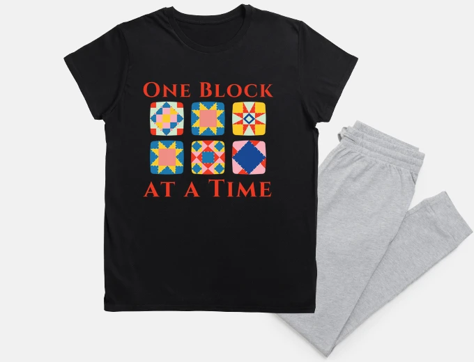 Pyjama One Block at a Time Quilt Funny Quilting