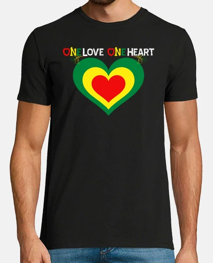 Tee-shirt One Love, One Heart (Reggae)