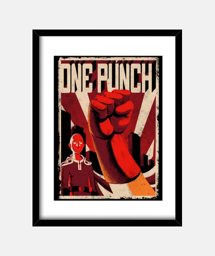 Quadro one punch man - propaganda saitama