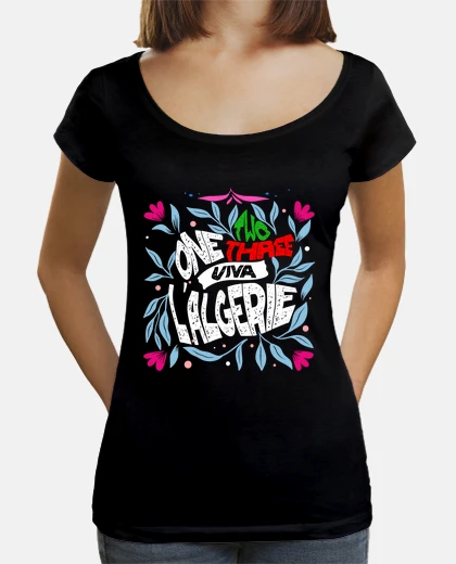 Tee-shirt One two three viva Algeria