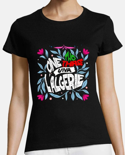 Tee-shirt One two three viva Algeria