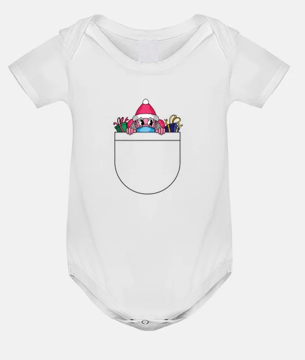 Kids onesie babygros baby bodysuit christmas in a pocket