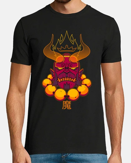 Camiseta Oni Hellboy - Mignola comic japanese