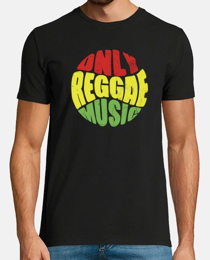 T-shirt only musica reggae giamaica