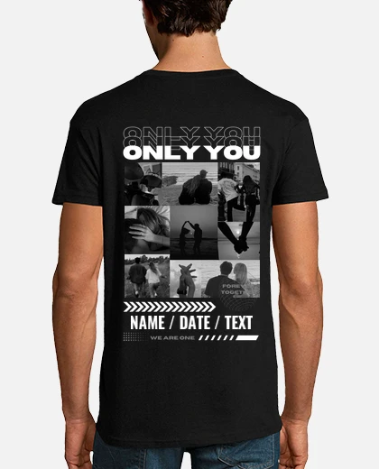 T-shirt only you con foto personalizzabile regali san valentino