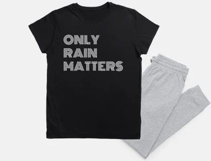 Only Rain Matters - white