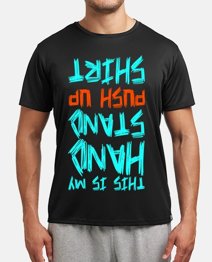 Tee-shirt ont st and push up - crossfit