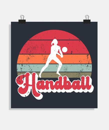 Poster ontdball rétro