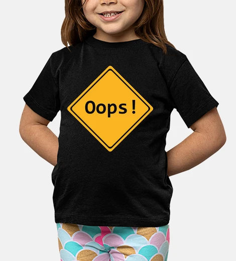 Kids oops! / error / signal